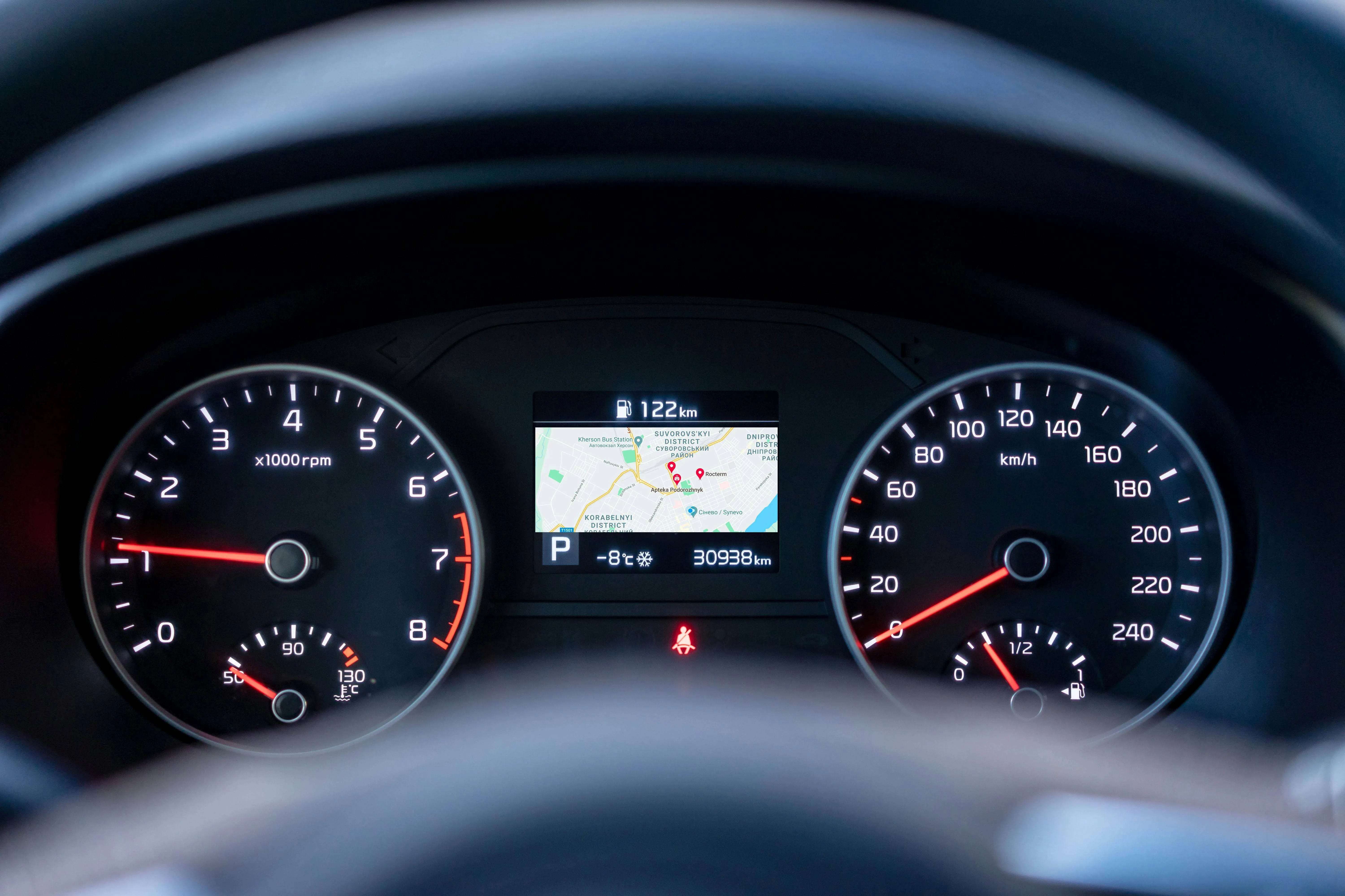 car dashboard